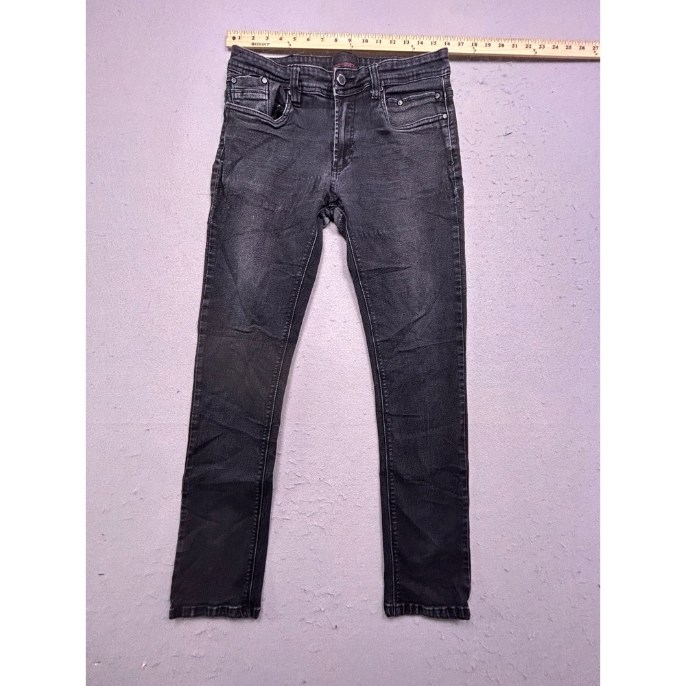 Steve's Jeans Denim Pants Cotton Blend Black Faded 32/32 Mens